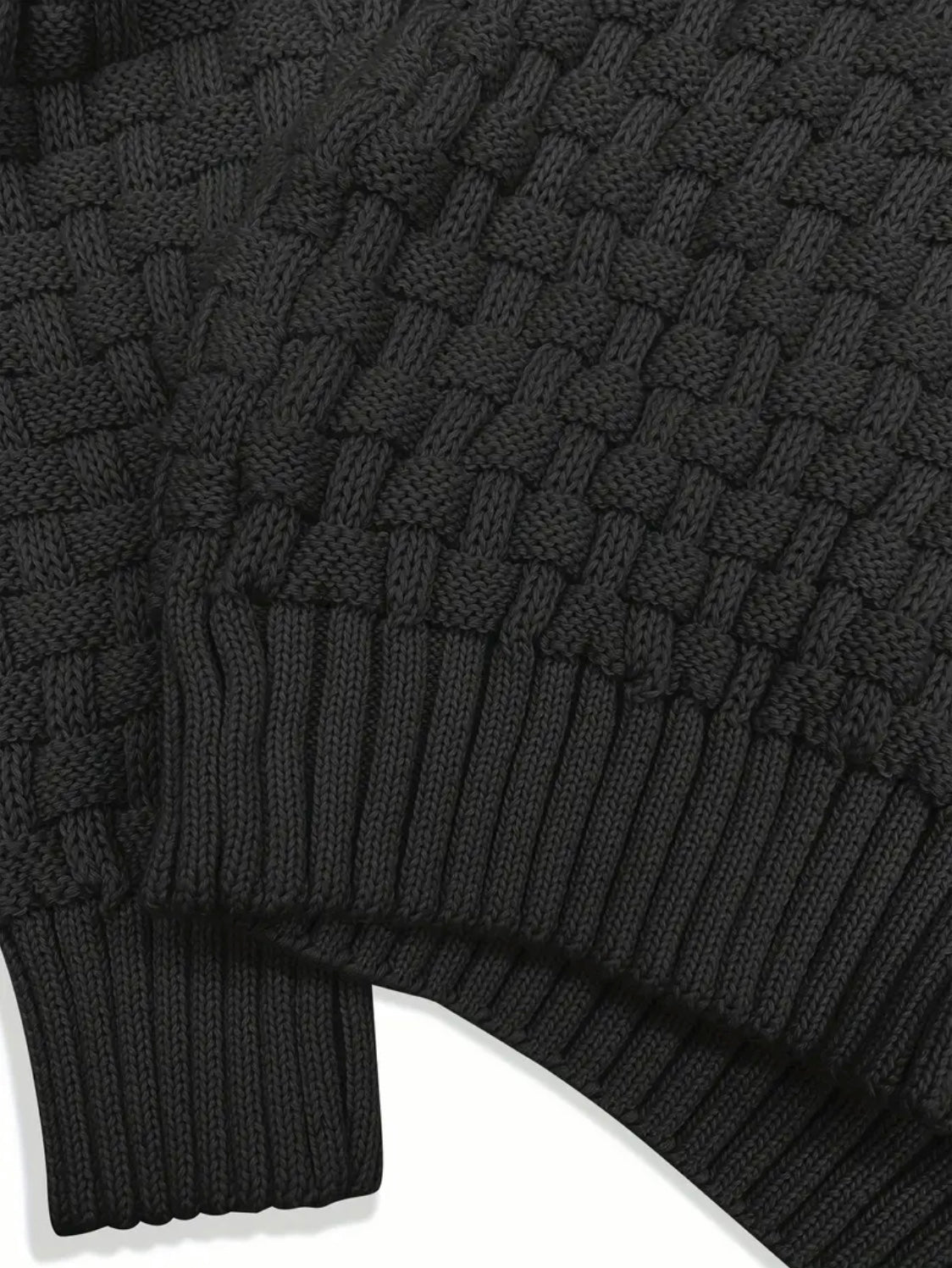 Nordic Elegance Knitted Men's Sweater