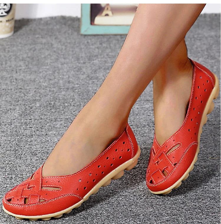 Breathable Leather Loafers