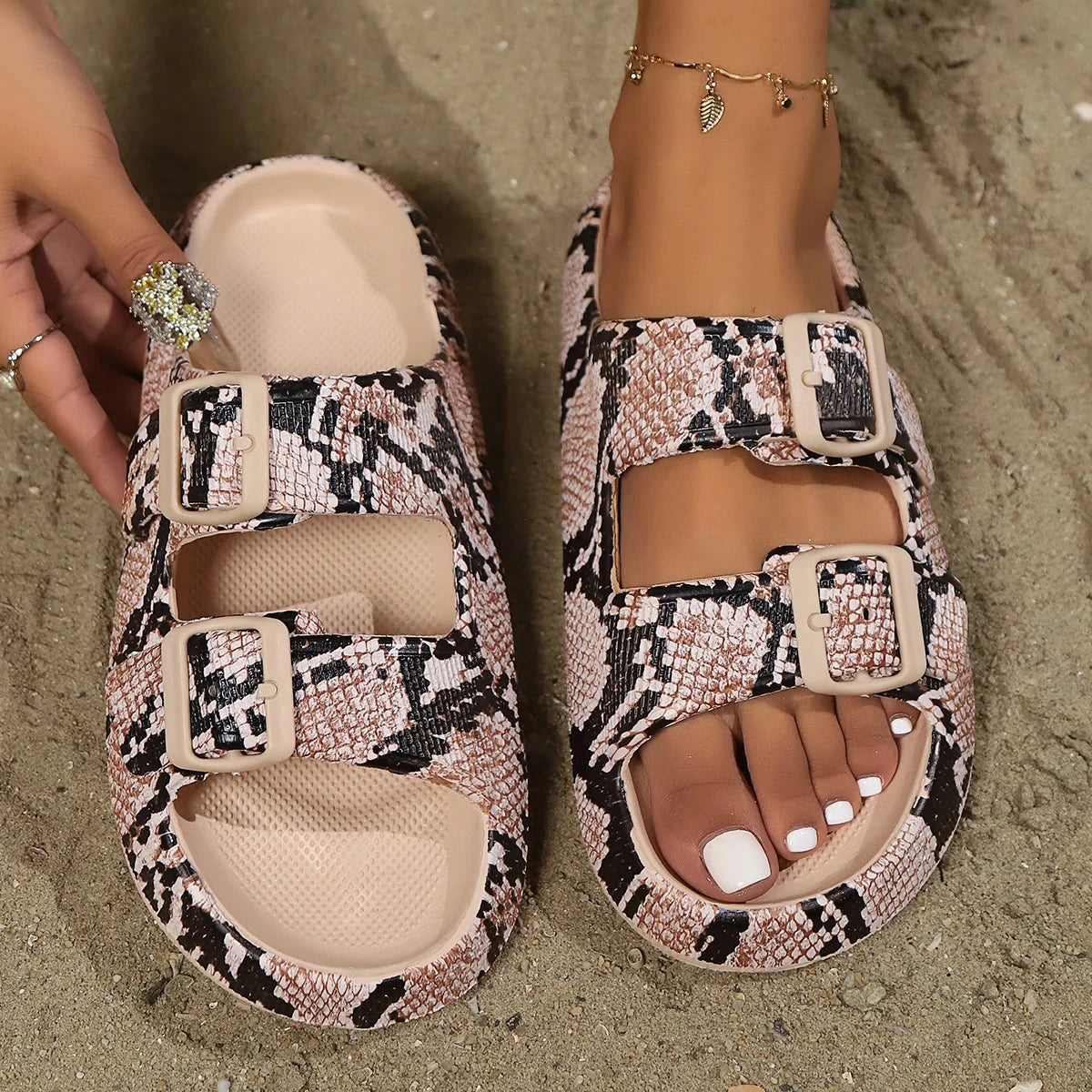 Aloha Stroll Women's Summer Sandals Aloha Stroll Women's Summer Sandals Blue Wolf Store
