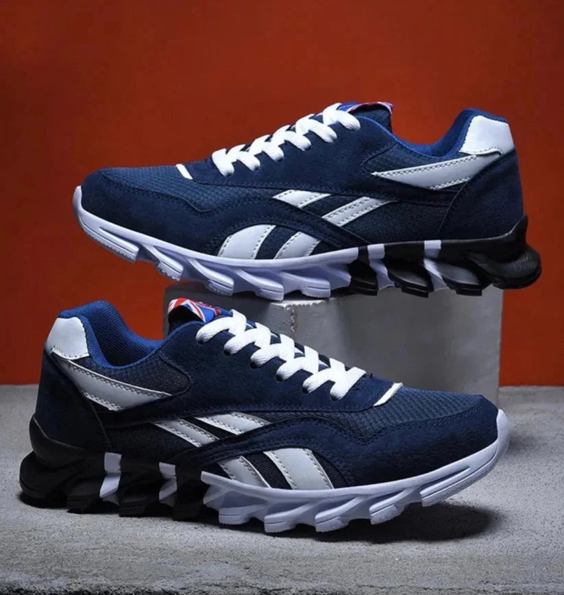 Alpha Runner Men's Sports Sneakers Alpha Runner Men's Sports Sneakers Blue Wolf Store Blue US 4 / UK-AU 3.5 / EU 36