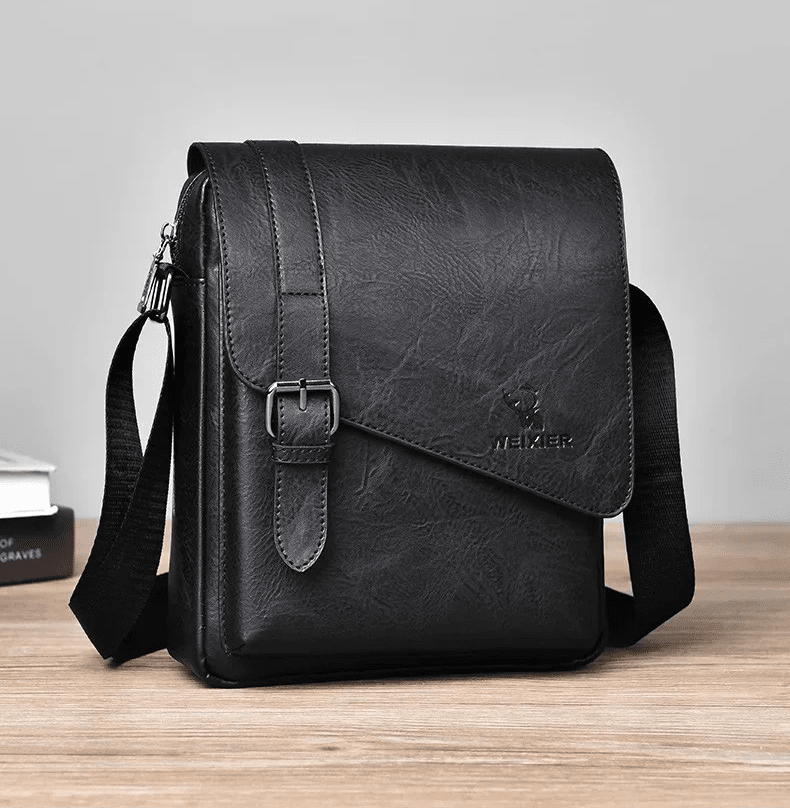 AlphaPort Men's Retro Leather Bag AlphaPort Men's Retro Leather Bag Blue Wolf Store