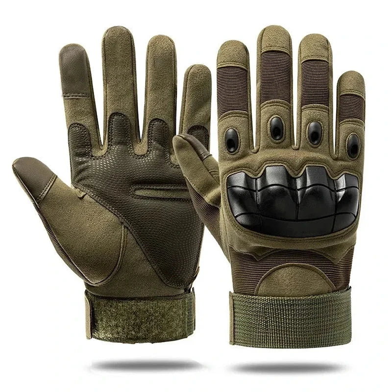 ArmorGrip Leather Tactical Gloves ArmorGrip Leather Tactical Gloves Blue Wolf Store