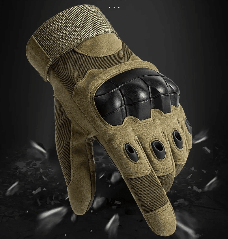 ArmorGrip Leather Tactical Gloves ArmorGrip Leather Tactical Gloves Blue Wolf Store