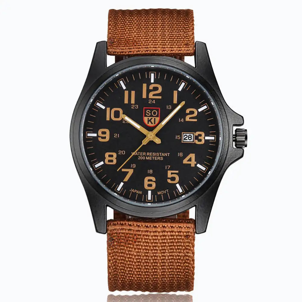 Atlas Chrono Men's Wristwatch Atlas Chrono Men's Wristwatch Blue Wolf Store Brown