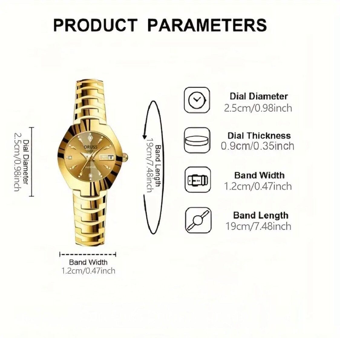 Aura Léternalie Luxury Women's Watch Blue Wolf Store