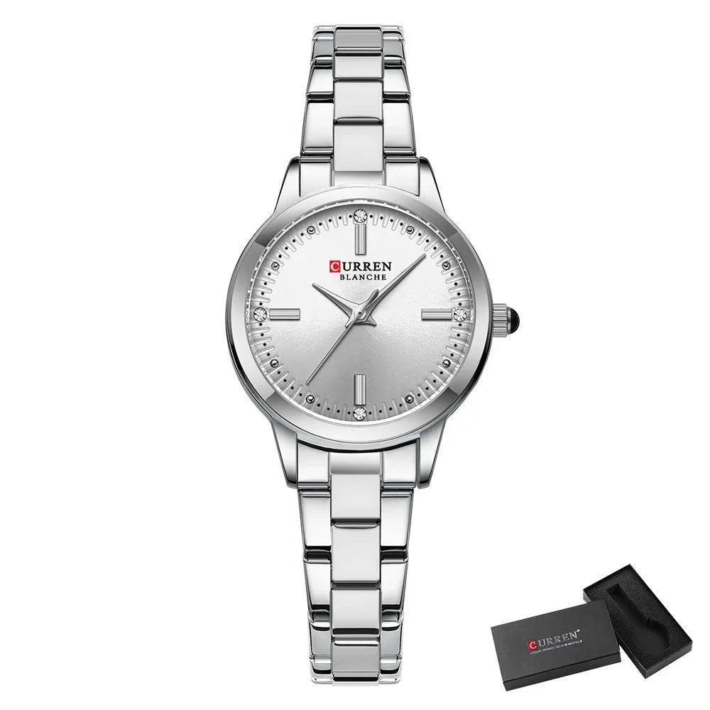 Aurelia Velour – Elegant Women’s Watch Aurelia Velour – Elegant Women’s Watch Blue Wolf Store Silver
