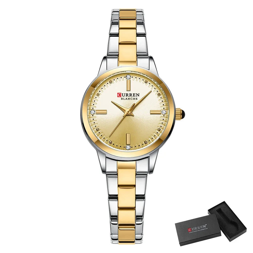 Aurelia Velour – Elegant Women’s Watch Aurelia Velour – Elegant Women’s Watch Blue Wolf Store Silver Gold