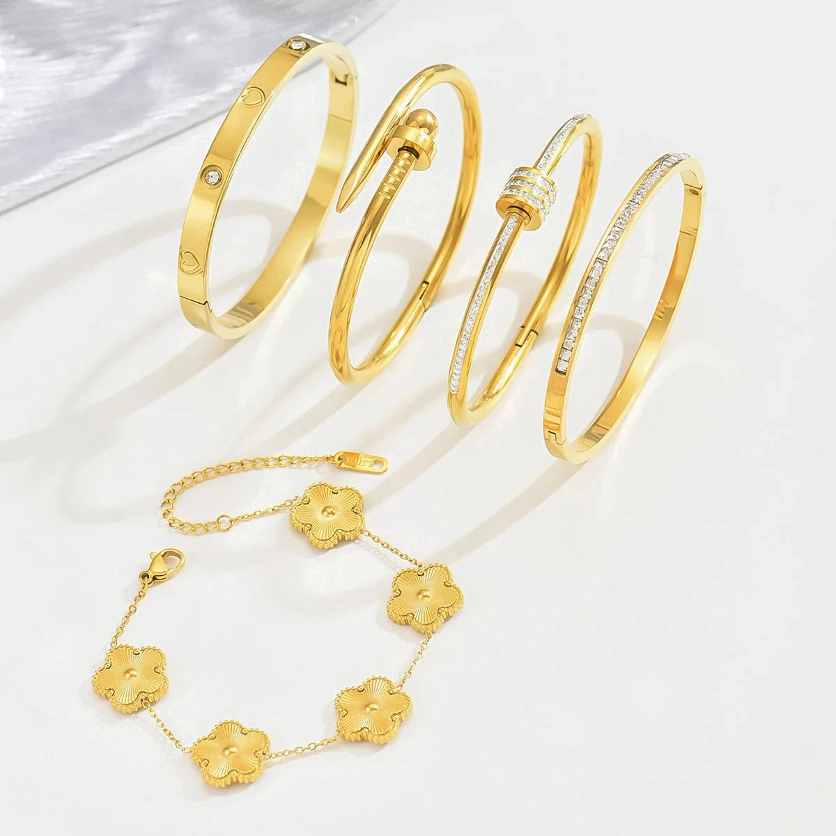 Aurelle Solène Luxury Bracelet Set Aurelle Solène Luxury Bracelet Set Blue Wolf Store