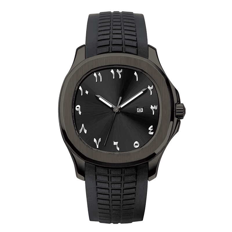 Aurion Noir Men's Quartz Watch Aurion Noir Men's Quartz Watch Blue Wolf Store Black