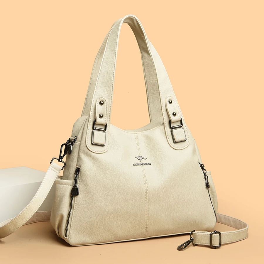 Aurora Classic Vintage Leather Shoulder Bag