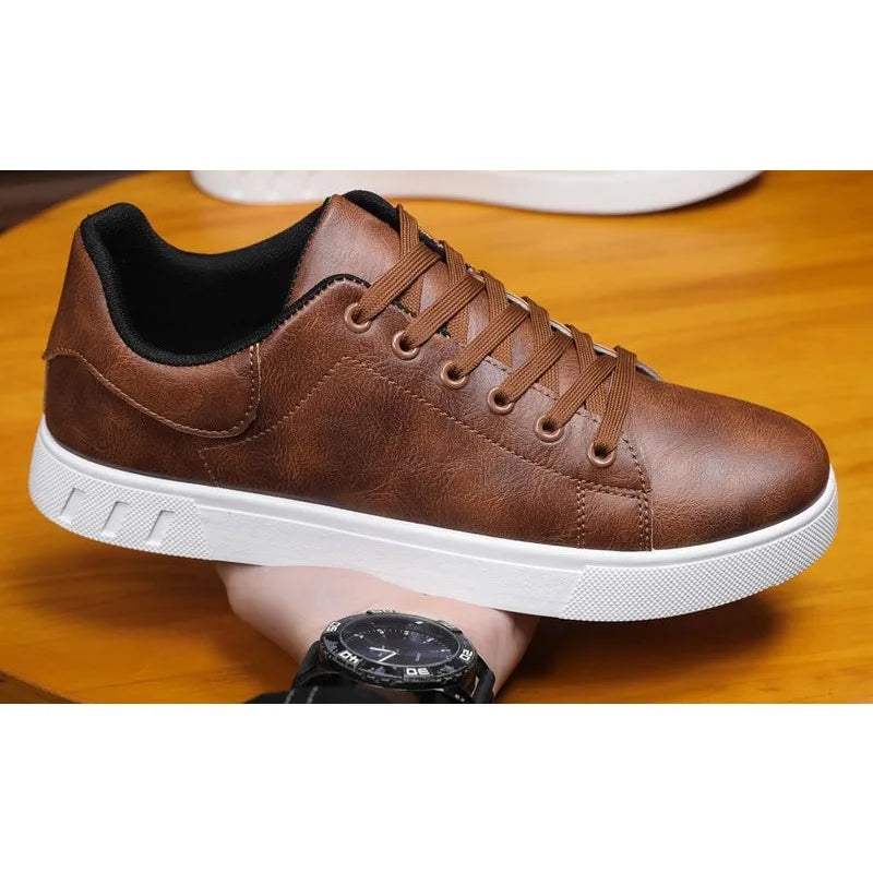 Barretus Men's Leather Sneakers Barretus Men's Leather Sneakers Blue Wolf Store