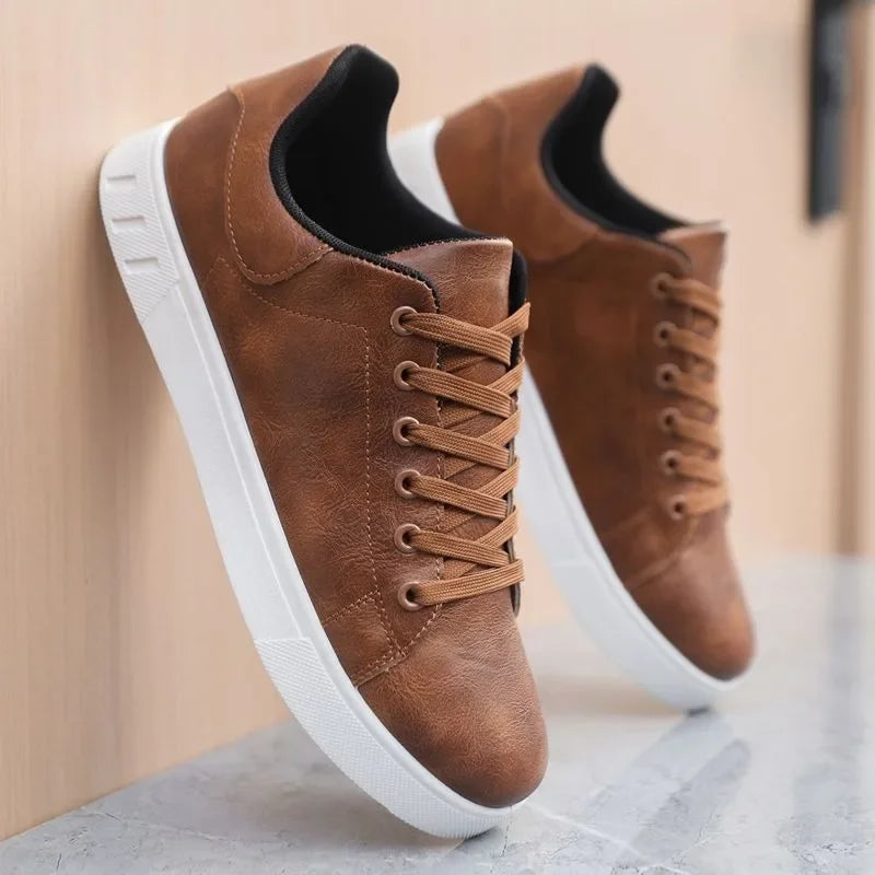Barretus Men's Leather Sneakers Barretus Men's Leather Sneakers Blue Wolf Store