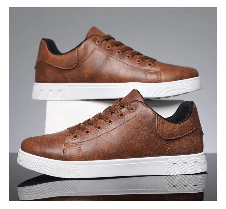 Barretus Men's Leather Sneakers Barretus Men's Leather Sneakers Blue Wolf Store