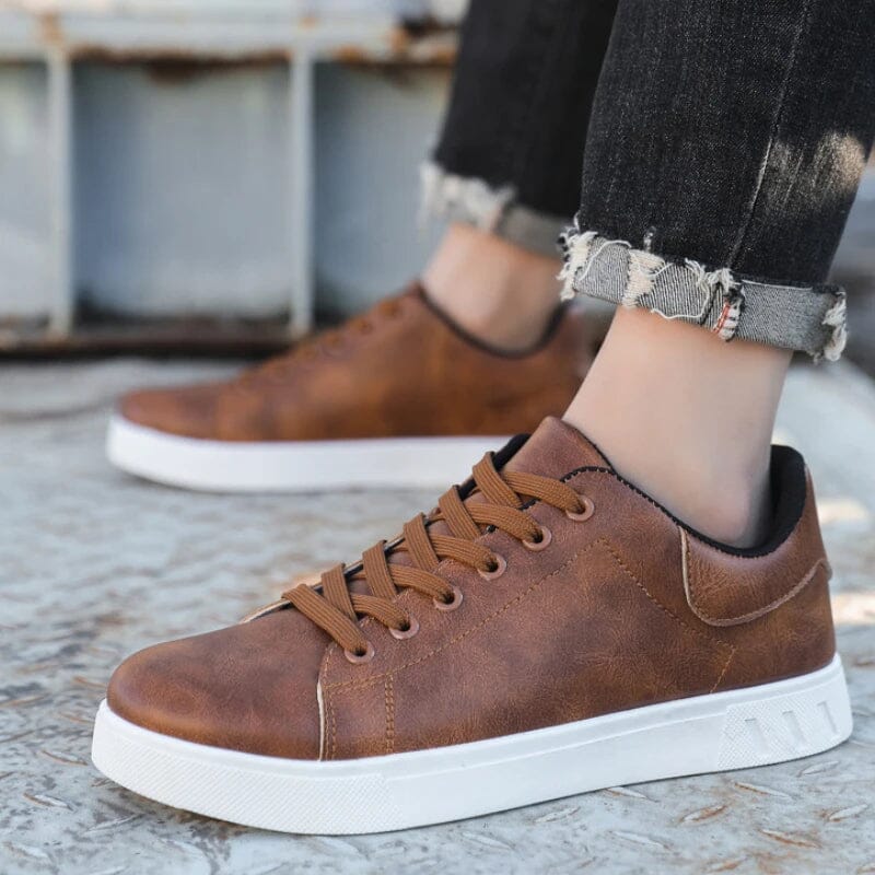 Barretus Men's Leather Sneakers Barretus Men's Leather Sneakers Blue Wolf Store