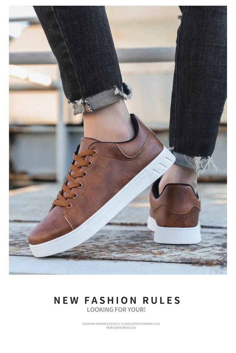 Barretus Men's Leather Sneakers Barretus Men's Leather Sneakers Blue Wolf Store