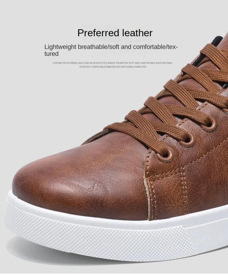 Barretus Men's Leather Sneakers Barretus Men's Leather Sneakers Blue Wolf Store