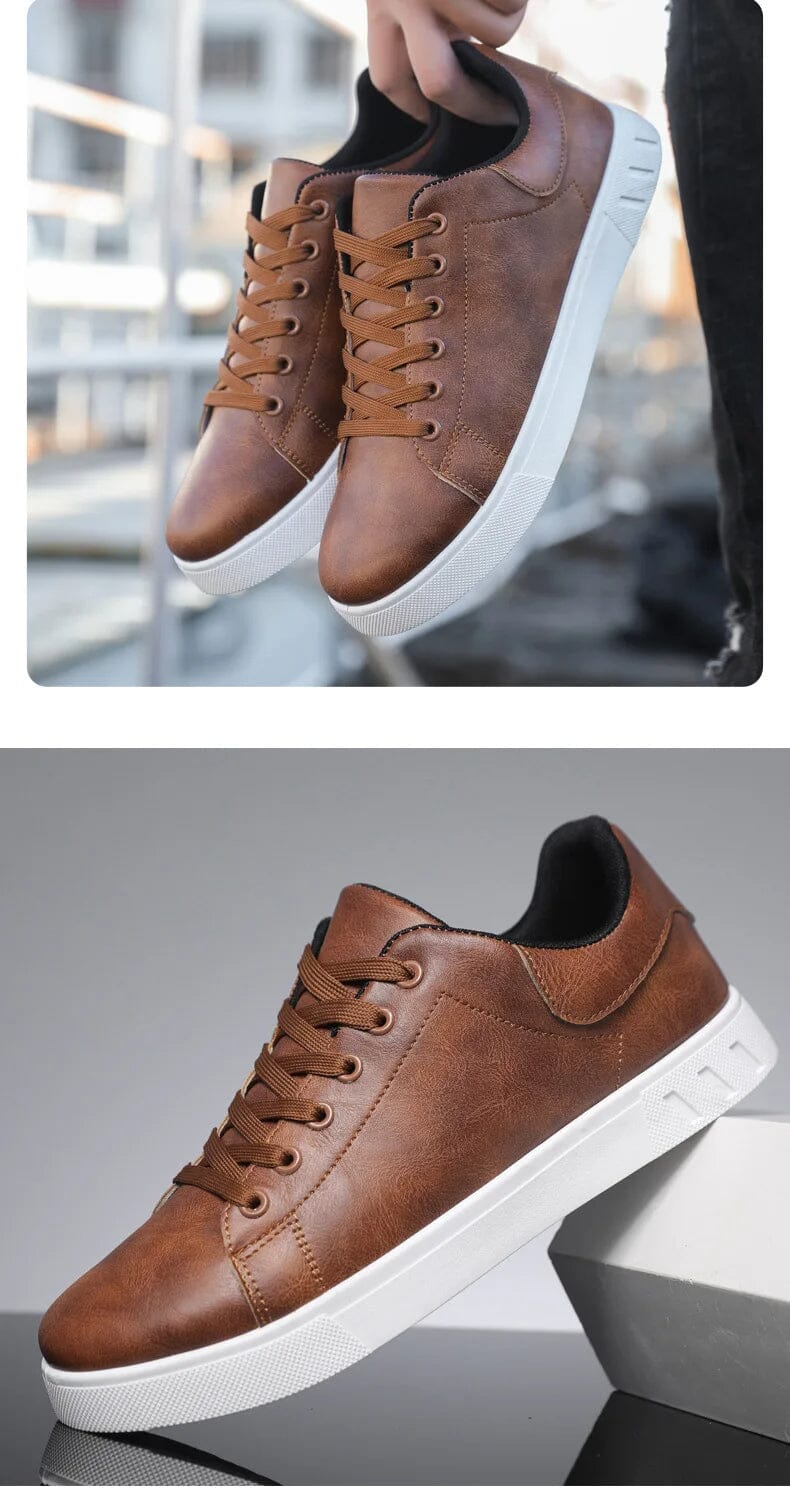 Barretus Men's Leather Sneakers Barretus Men's Leather Sneakers Blue Wolf Store