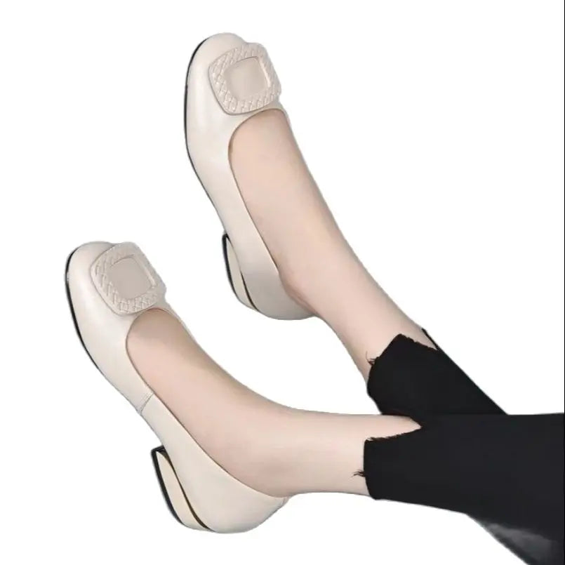 Bellaviz Feminine Leather Flats Bellaviz Feminine Leather Flats Blue Wolf Store