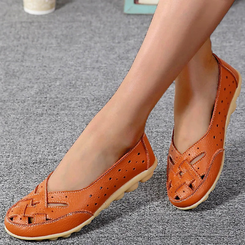 Breathable Leather Loafers