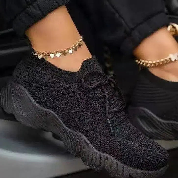 Breathable Women's Sneakers Mileide Breathable Women's Sneakers Mileide Blue Wolf Store Black 40