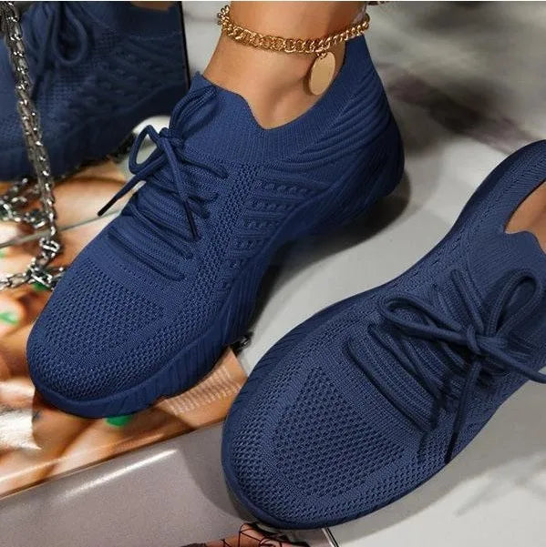 Breathable Women's Sneakers Mileide Breathable Women's Sneakers Mileide Blue Wolf Store Blue 35