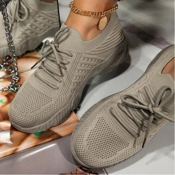 Breathable Women's Sneakers Mileide Breathable Women's Sneakers Mileide Blue Wolf Store Khaki 41