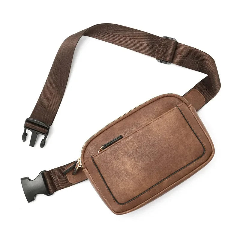 Brunne Women's Leather Waist Bag Brunne Women's Leather Waist Bag Blue Wolf Store Coffee