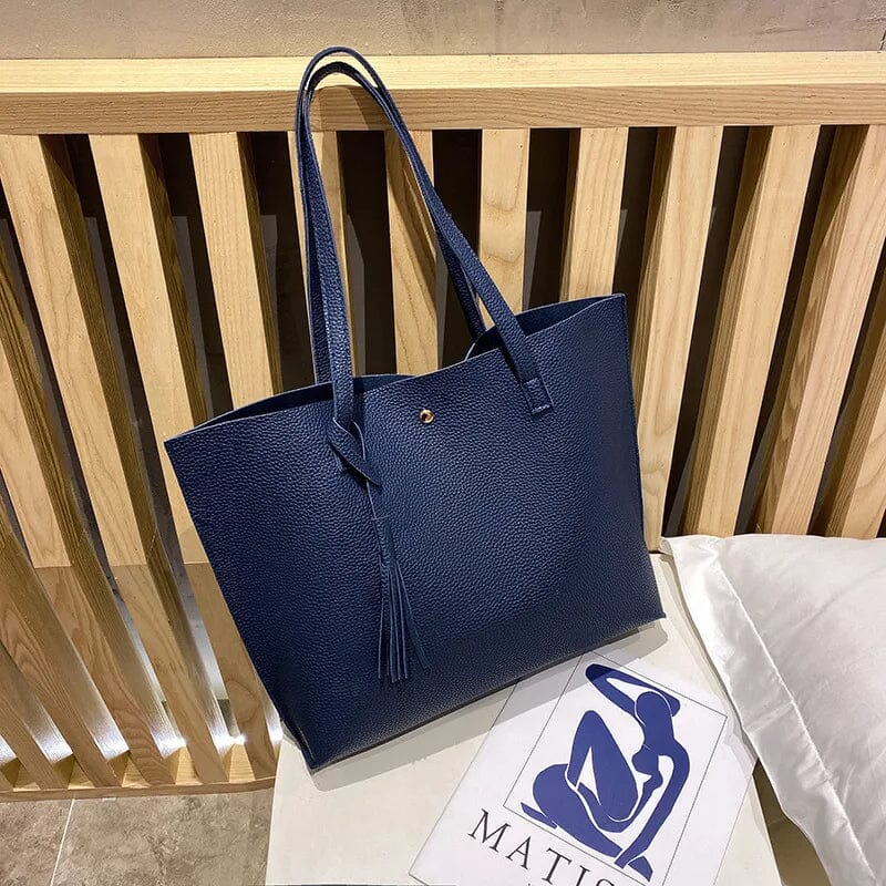 Caroline Soft Leather Shoulder Bag for Women Caroline Soft Leather Shoulder Bag for Women Blue Wolf Store