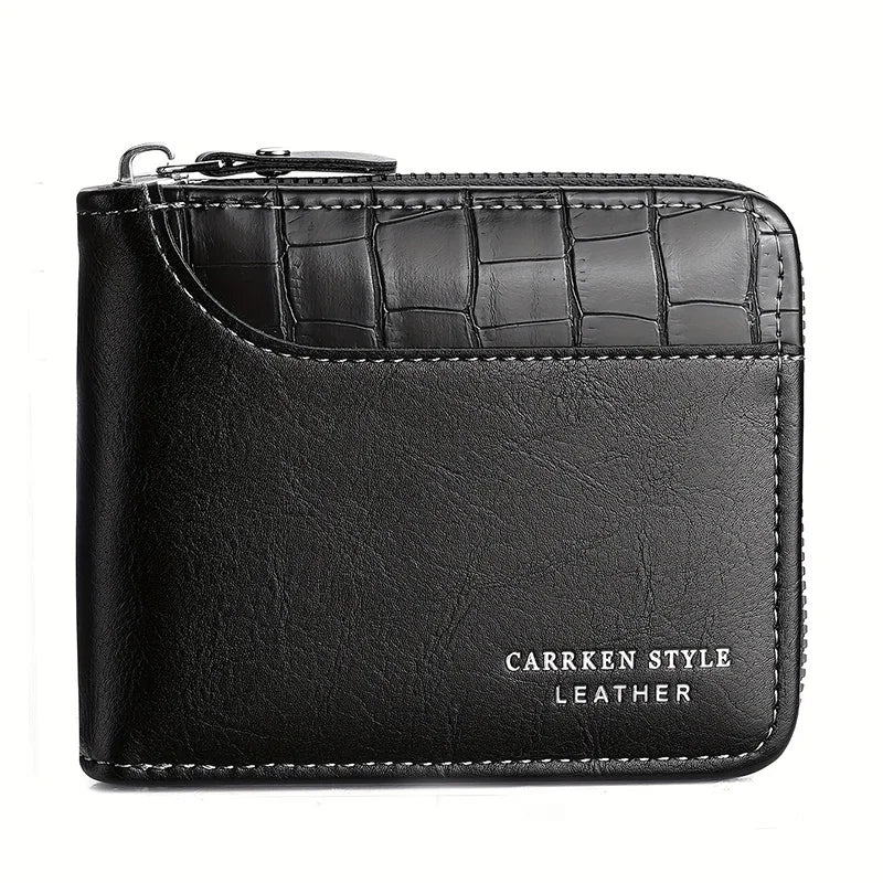 Carrken Luxury Men's Leather Wallet Carrken Luxury Men's Leather Wallet Blue Wolf Store