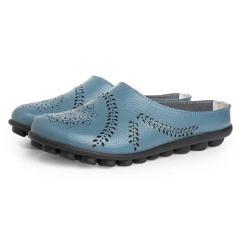 Casual Stride Harmony Hollow Slippers Blue Wolf Store