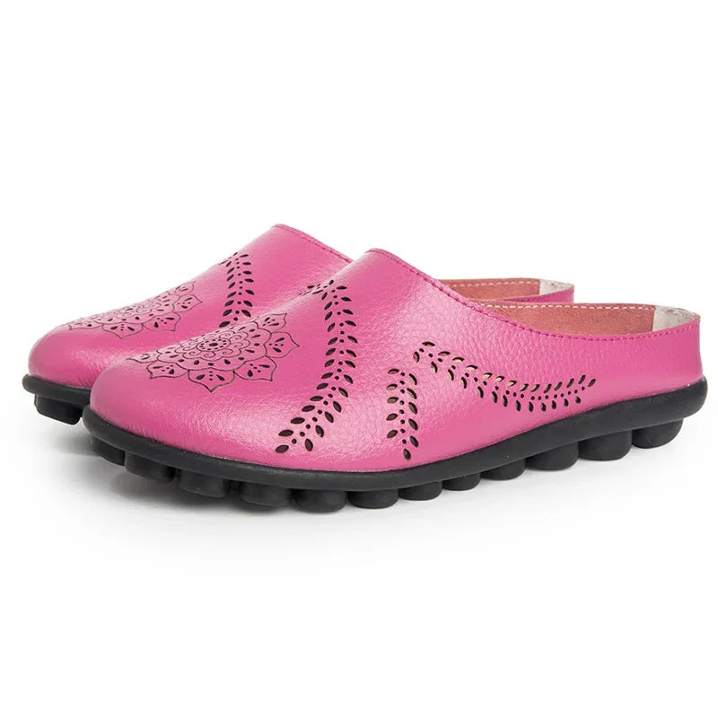 Casual Stride Harmony Hollow Slippers Blue Wolf Store
