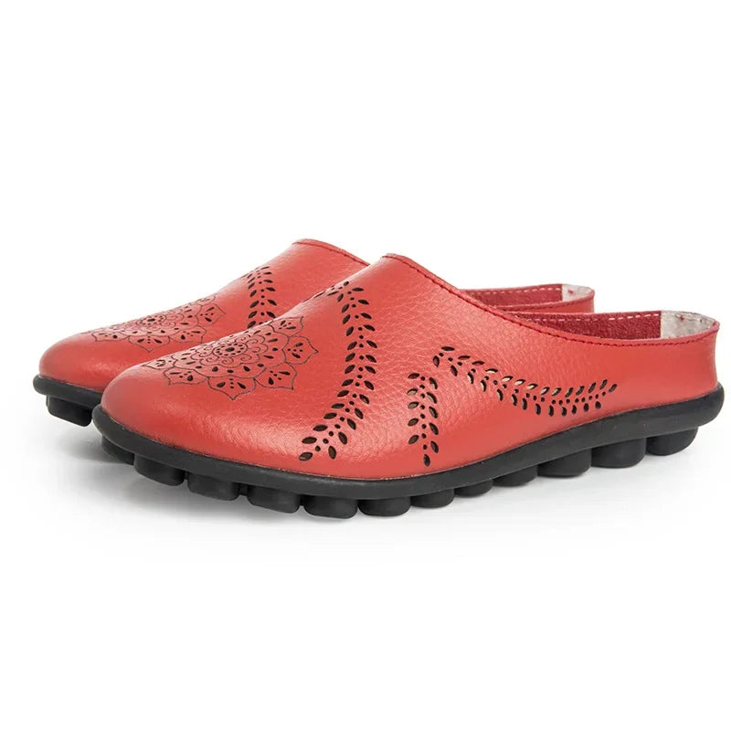Casual Stride Harmony Hollow Slippers Blue Wolf Store Red 37 insole 23.5cm