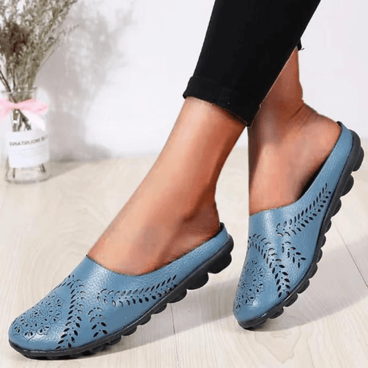 Casual Stride Harmony Hollow Slippers Blue Wolf Store SKY BLUE 37 insole 23.5cm