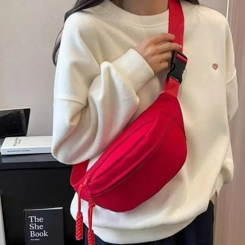 Casual Women's Moon Bag Casual Women's Moon Bag Blue Wolf Store Red