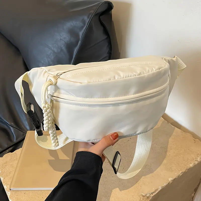 Casual Women's Moon Bag Casual Women's Moon Bag Blue Wolf Store White