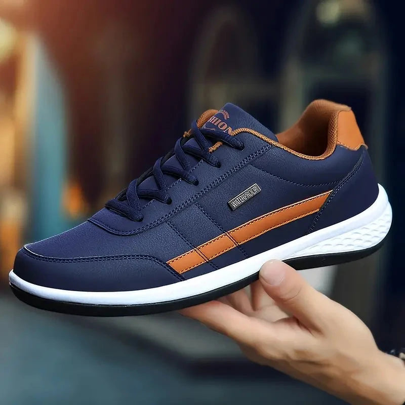CasualFlex Leather Sneakers CasualFlex Leather Sneakers Blue Wolf Store