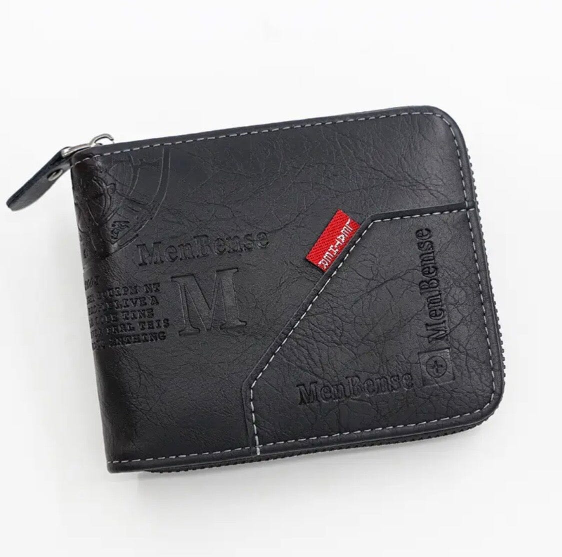 Cavalieri Men's Leather Wallet Blue Wolf Store