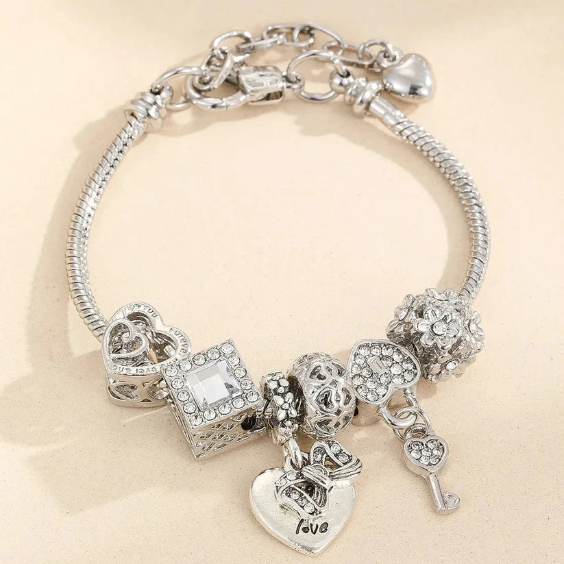 Charm Love Bracelet Charm Love Bracelet Blue Wolf Store
