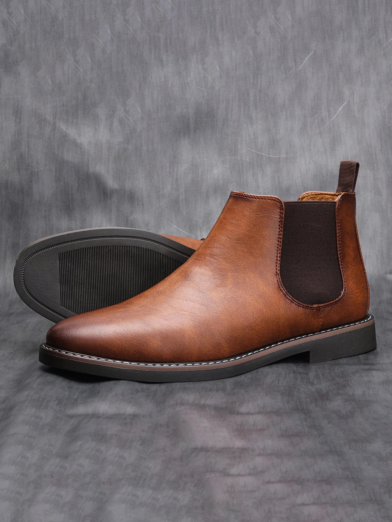 Chelsea Men's Leather Boots Blue Wolf Store