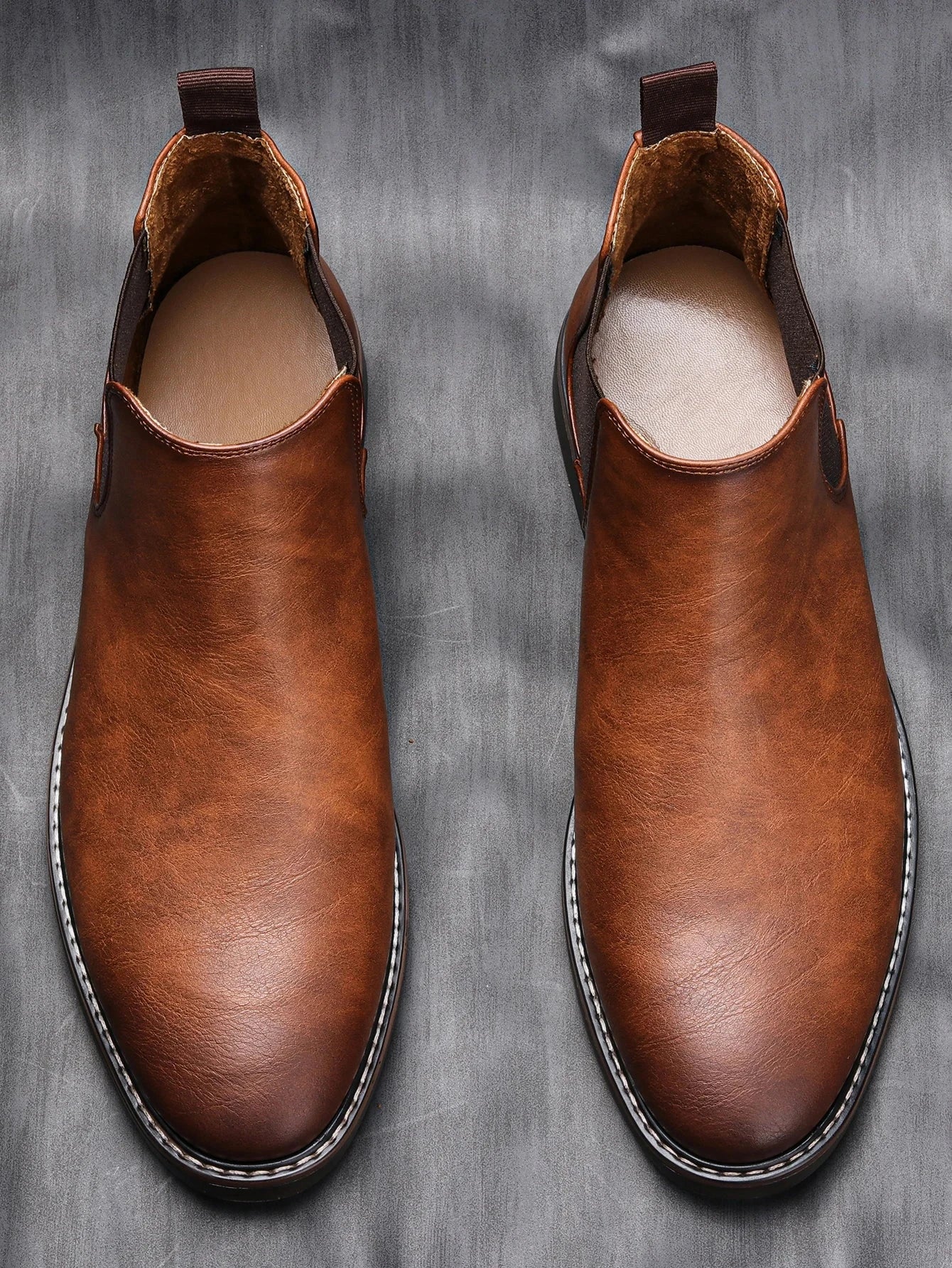 Chelsea Men's Leather Boots Blue Wolf Store
