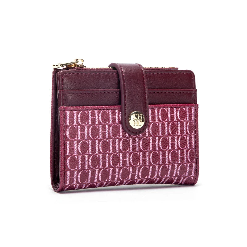 Chic Fashion Leather Women's Wallet Chic Fashion Leather Women's Wallet Blue Wolf Store Burgundy