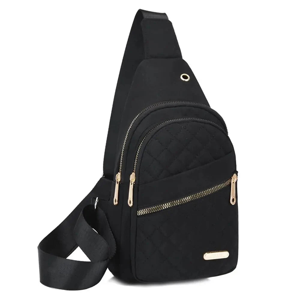 ChicMove Multifunctional Crossbody Chest Bag ChicMove Multifunctional Crossbody Chest Bag Blue Wolf Store black