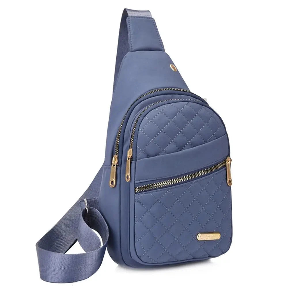 ChicMove Multifunctional Crossbody Chest Bag ChicMove Multifunctional Crossbody Chest Bag Blue Wolf Store blue