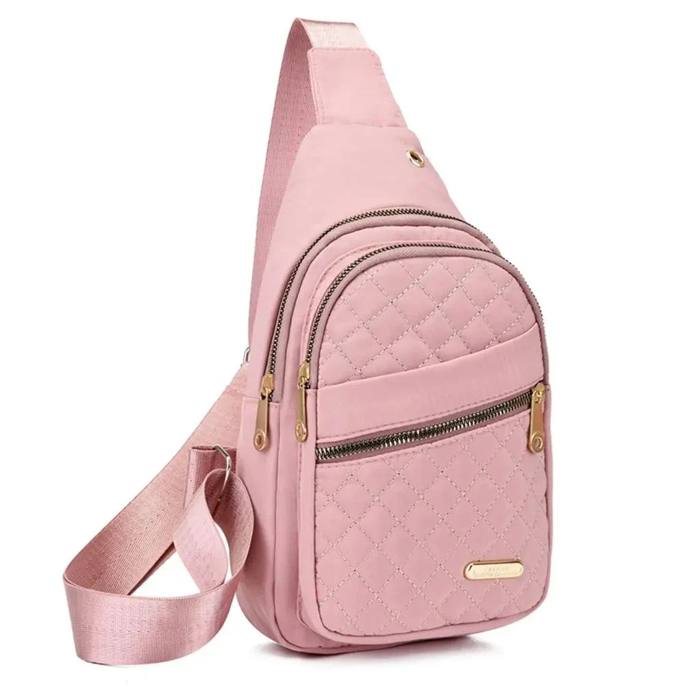 ChicMove Multifunctional Crossbody Chest Bag ChicMove Multifunctional Crossbody Chest Bag Blue Wolf Store pink