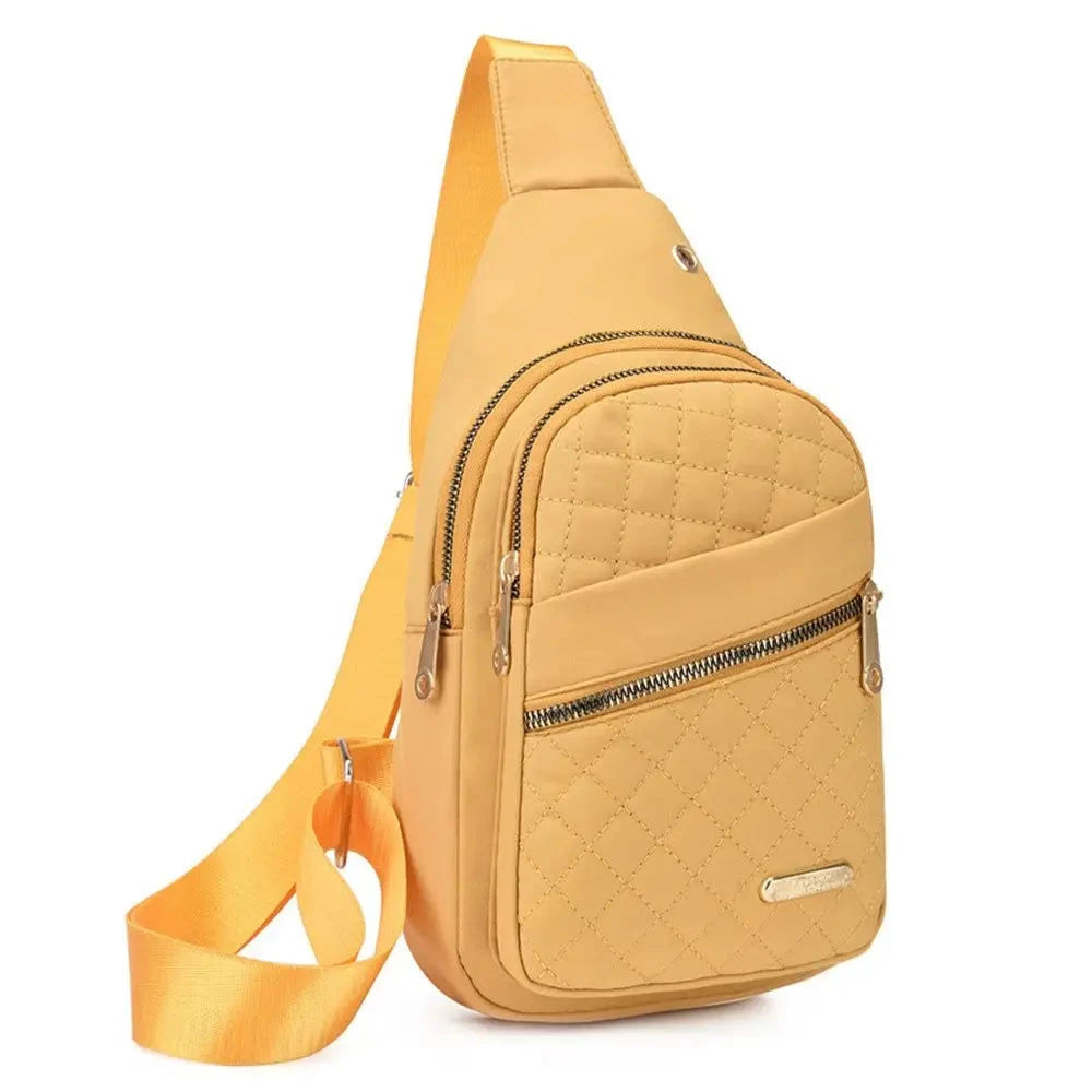 ChicMove Multifunctional Crossbody Chest Bag ChicMove Multifunctional Crossbody Chest Bag Blue Wolf Store yellow