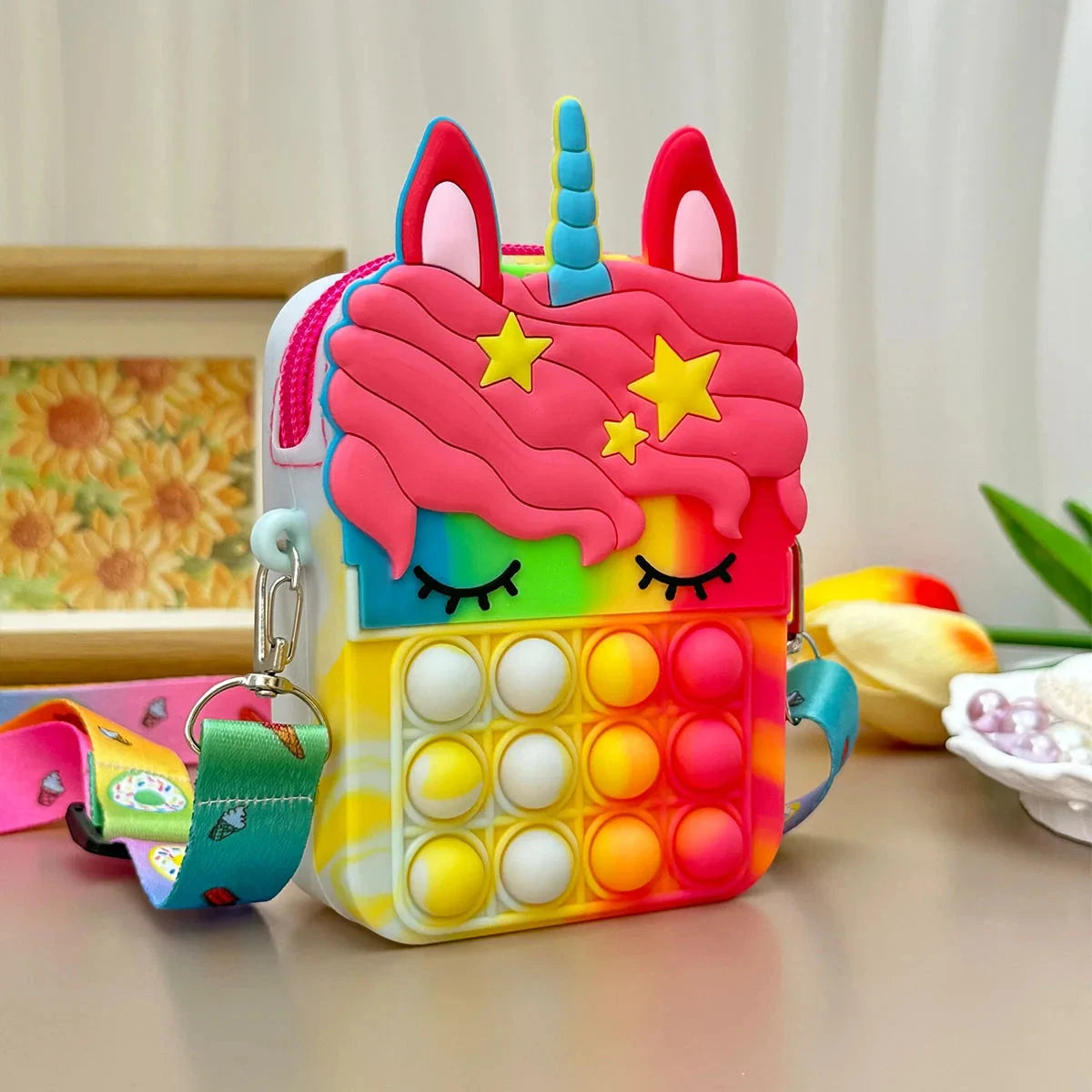 Children's Unicorn Bag Children's Unicorn Bag Blue Wolf Store Orange