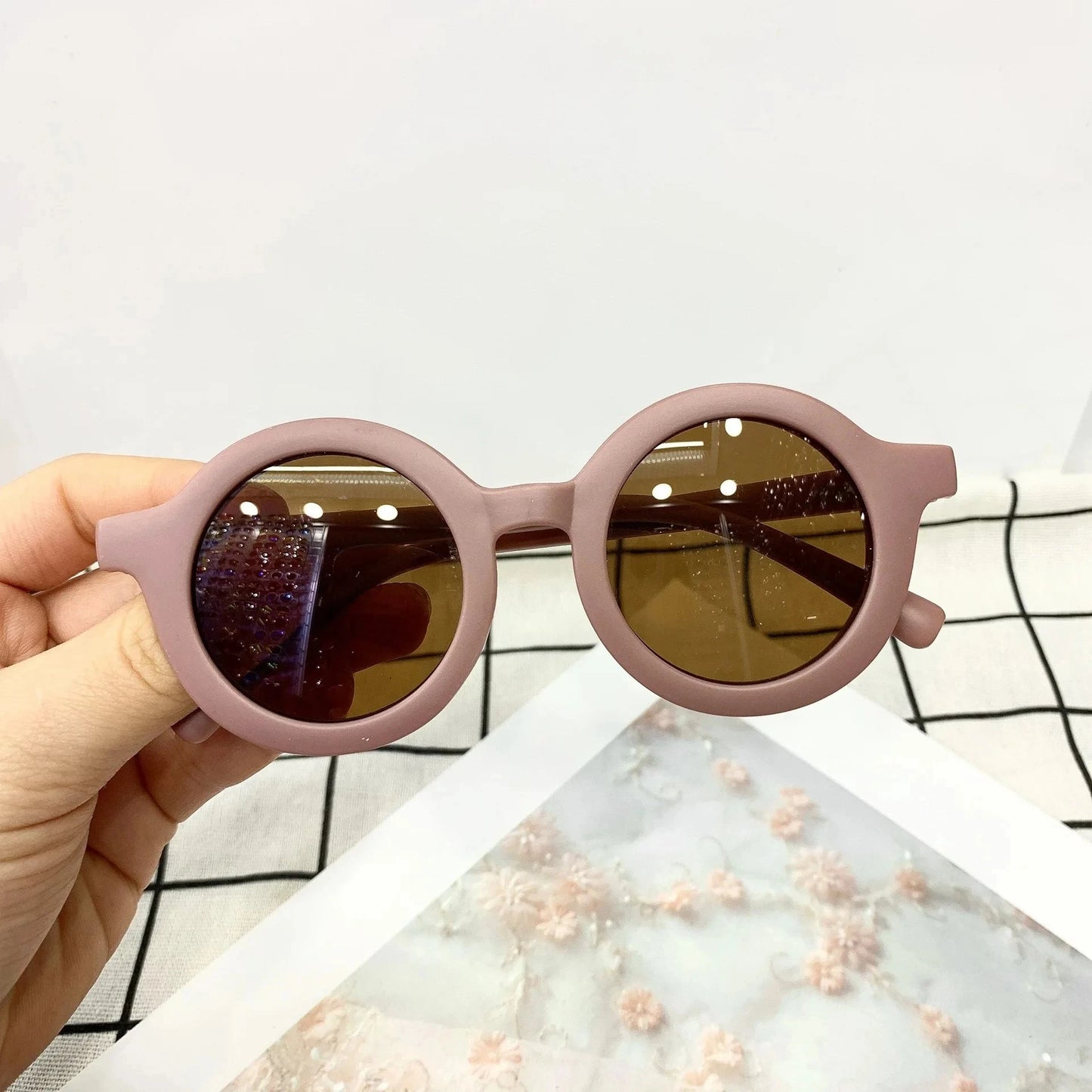 Children's UV400 Sunglasses Children's UV400 Sunglasses Blue Wolf Store Dark Pink