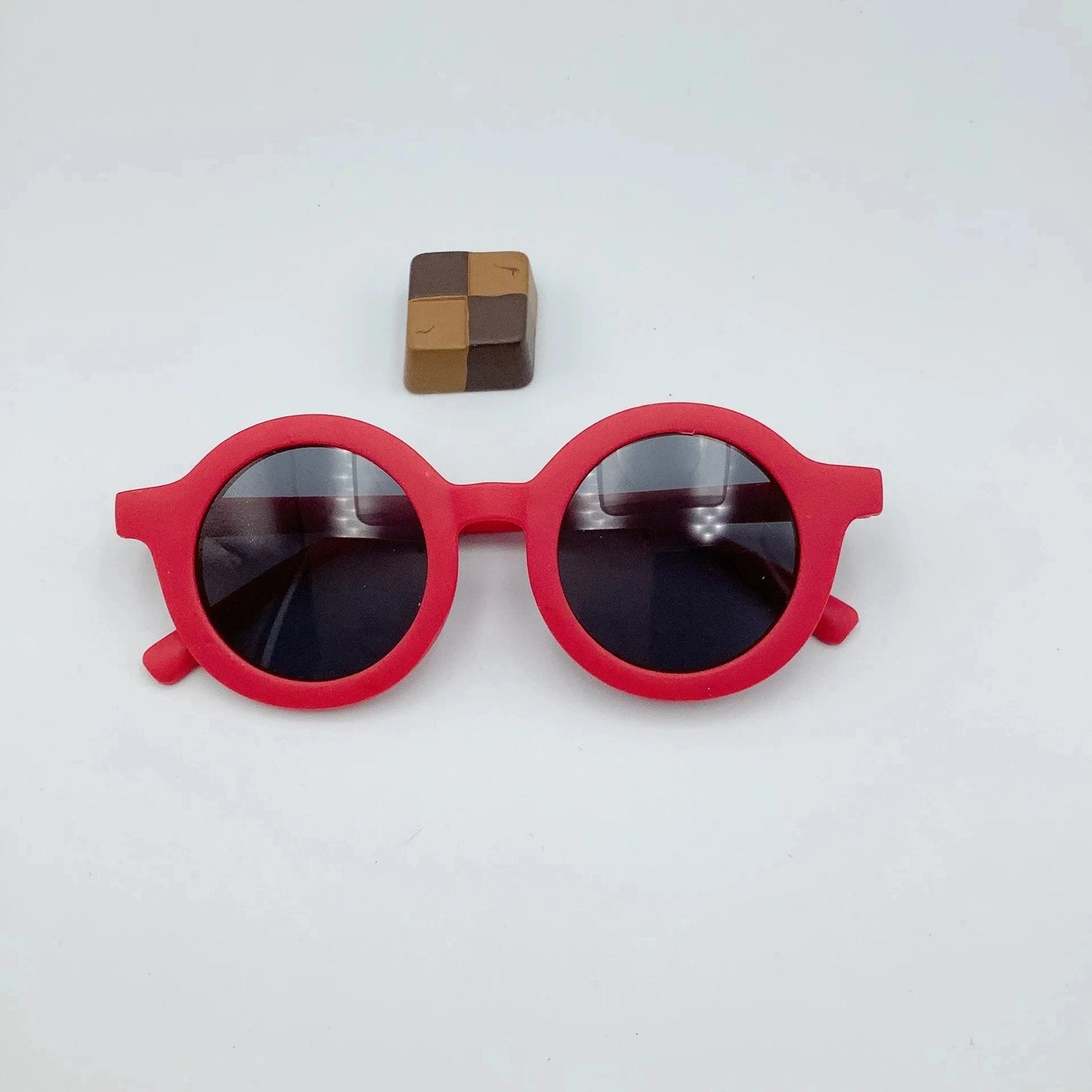 Children's UV400 Sunglasses Children's UV400 Sunglasses Blue Wolf Store Matte Red