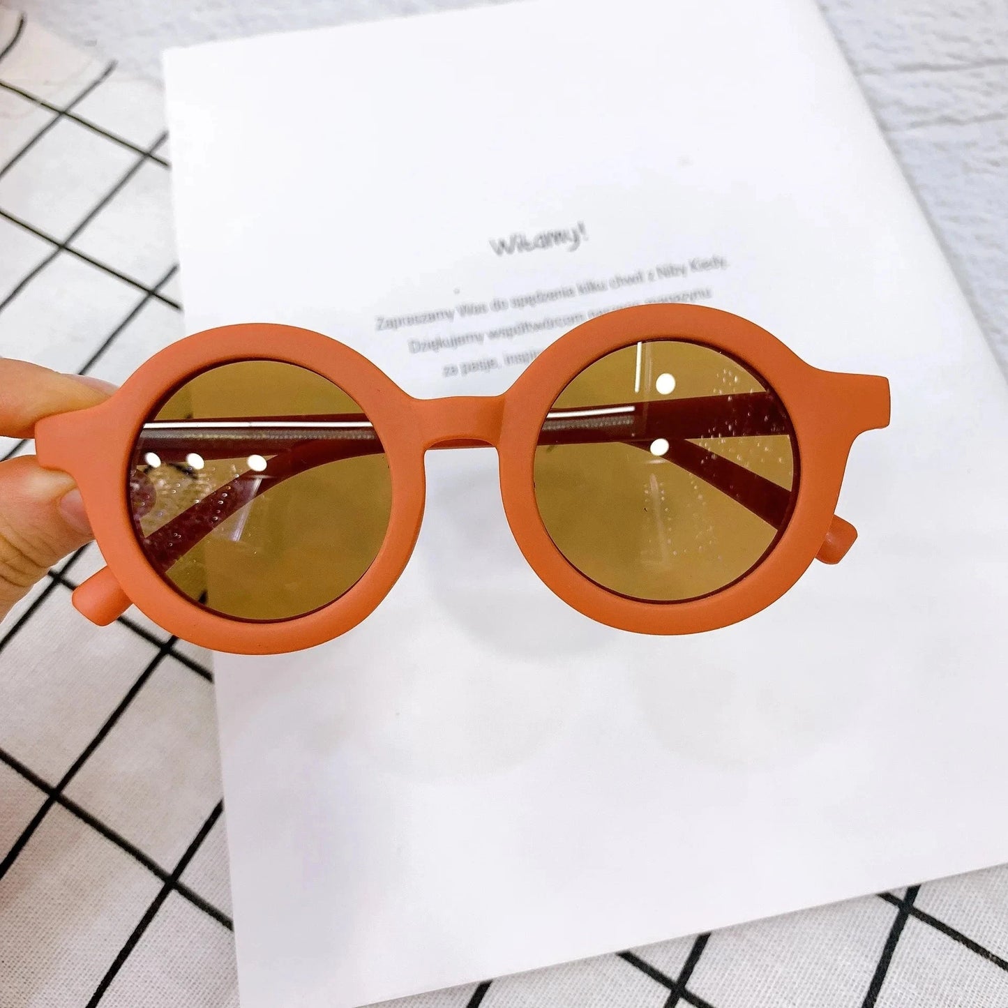 Children's UV400 Sunglasses Children's UV400 Sunglasses Blue Wolf Store Orange
