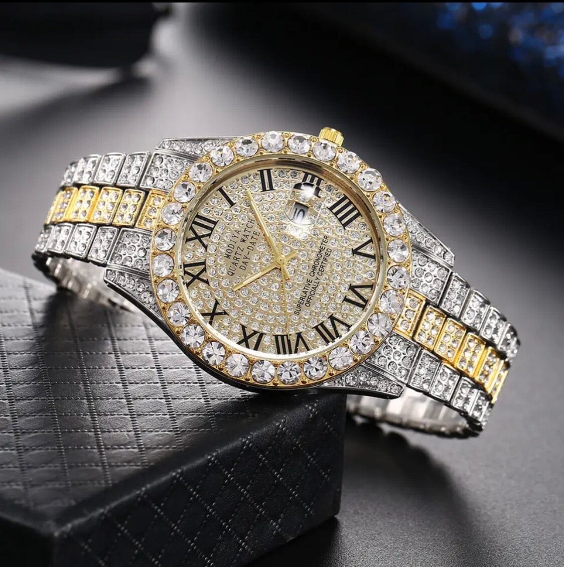 Chrono Sapphire Luxury Men's Watch Chrono Sapphire Luxury Men's Watch Blue Wolf Store SILVER GOLD CN